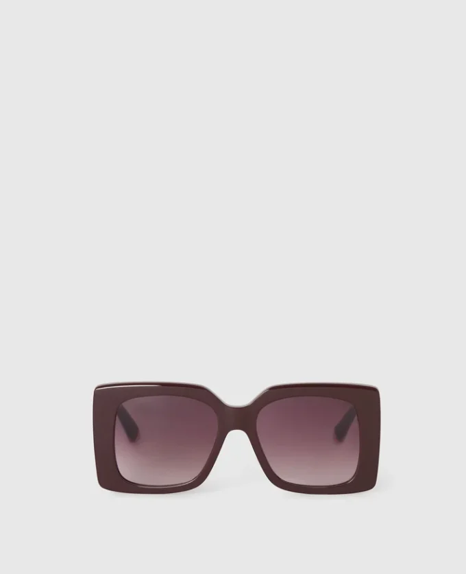 Lunettes de soleil oversize carrées dégradées Lunettes de soleil oversize carrées dégradées