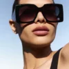 Lunettes de soleil oversize carrées dégradées Lunettes de soleil oversize carrées dégradées