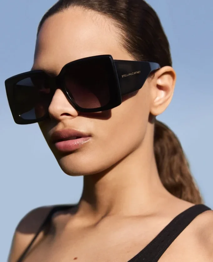 Lunettes de soleil oversize carrées dégradées Lunettes de soleil oversize carrées dégradées