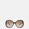 Lunettes de soleil oversize rondes dégradées Lunettes de soleil oversize rondes dégradées