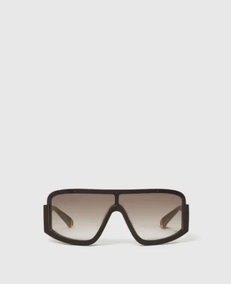 Lunettes de soleil épaisses à bords droits
