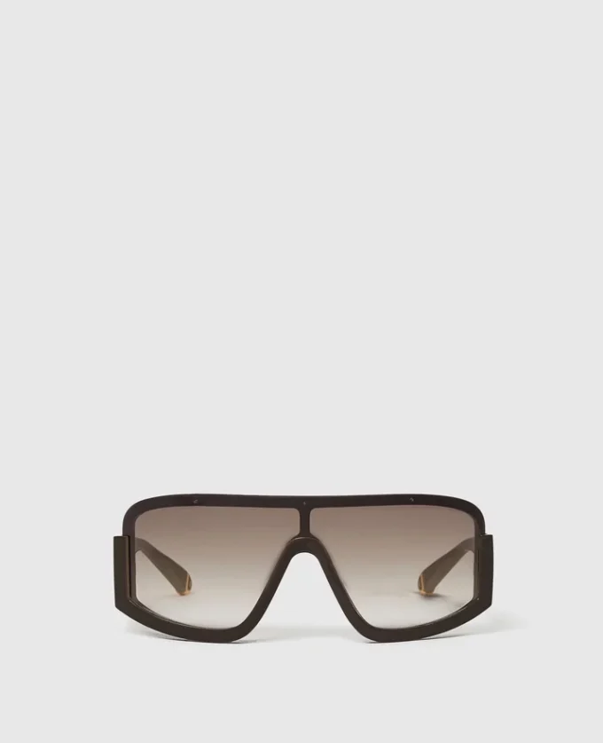 Lunettes de soleil épaisses à bords droits Lunettes de soleil épaisses à bords droits