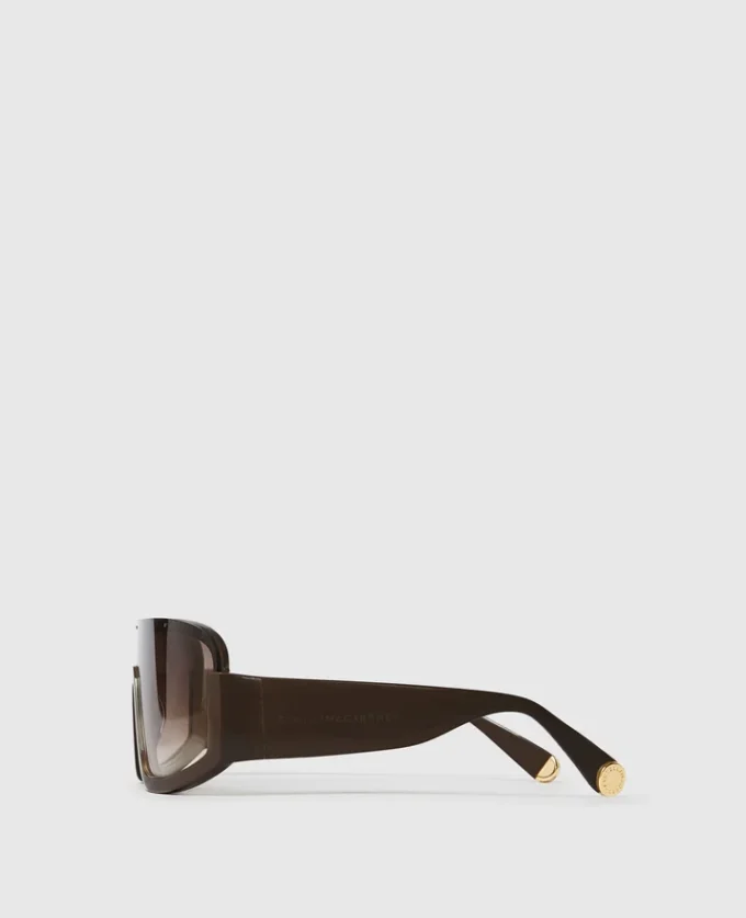 Lunettes de soleil épaisses à bords droits Lunettes de soleil épaisses à bords droits