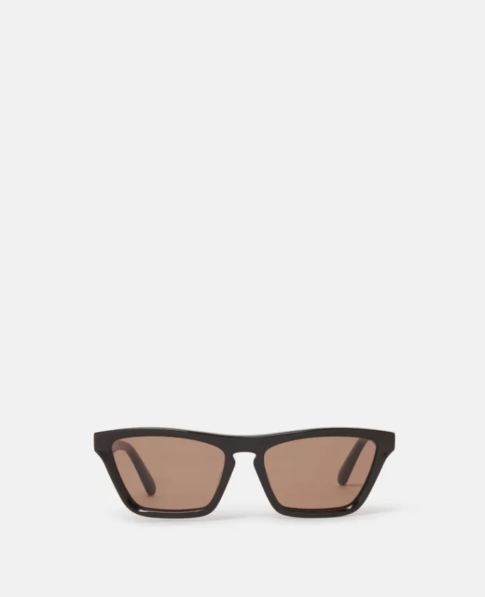 Lunettes de soleil rectangulaires œil-de-chat Lunettes de soleil rectangulaires œil-de-chat