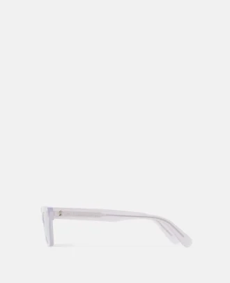Lunettes de soleil rectangulaires œil-de-chat