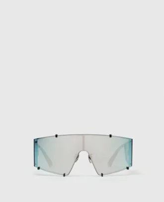 Lunettes de soleil rectangulaires translucides