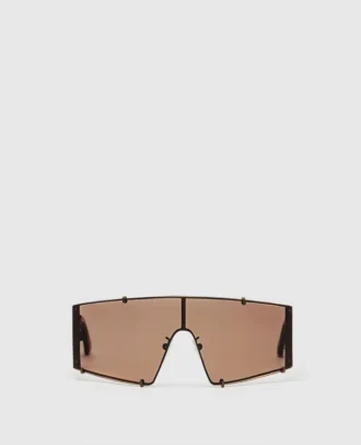 Lunettes de soleil rectangulaires translucides