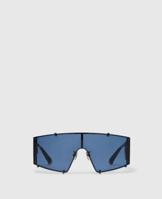 Lunettes de soleil rectangulaires translucides