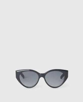 Lunettes de soleil rondes œil-de-chat
