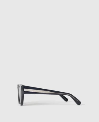 Lunettes de soleil rondes œil-de-chat