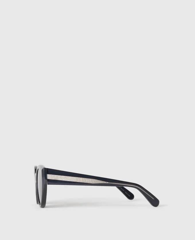 Lunettes de soleil rondes œil-de-chat