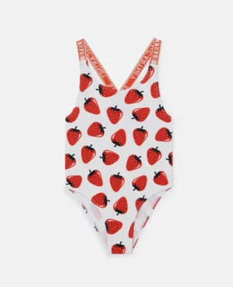 Maillot de bain imprimé fraises
