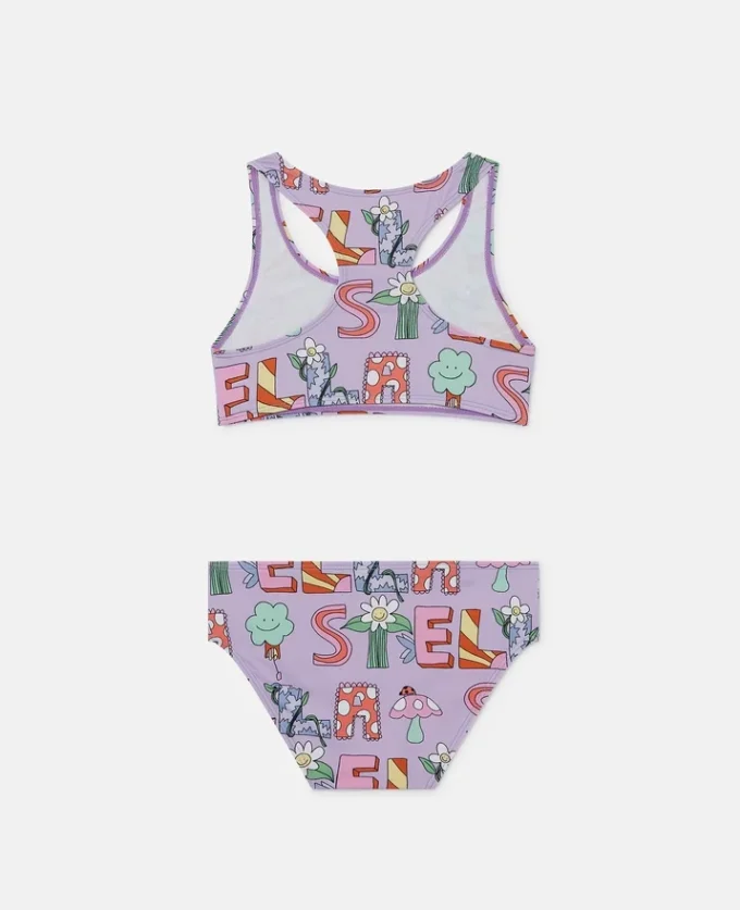 Maillot de bain imprimé lettrage
