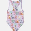 Maillot de bain imprimé lettrage