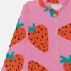 Maillot de bain à manches longues imprimé fraises Maillot de bain à manches longues imprimé fraises