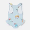 Maillot de bain à volants imprimé fées Maillot de bain à volants imprimé fées