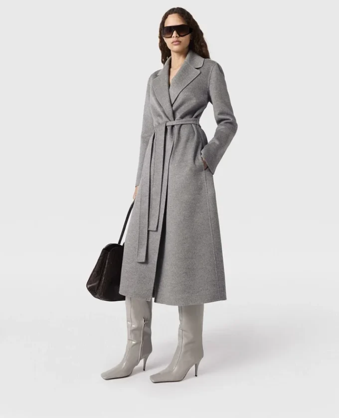 Manteau double face avec ceinture Manteau double face avec ceinture