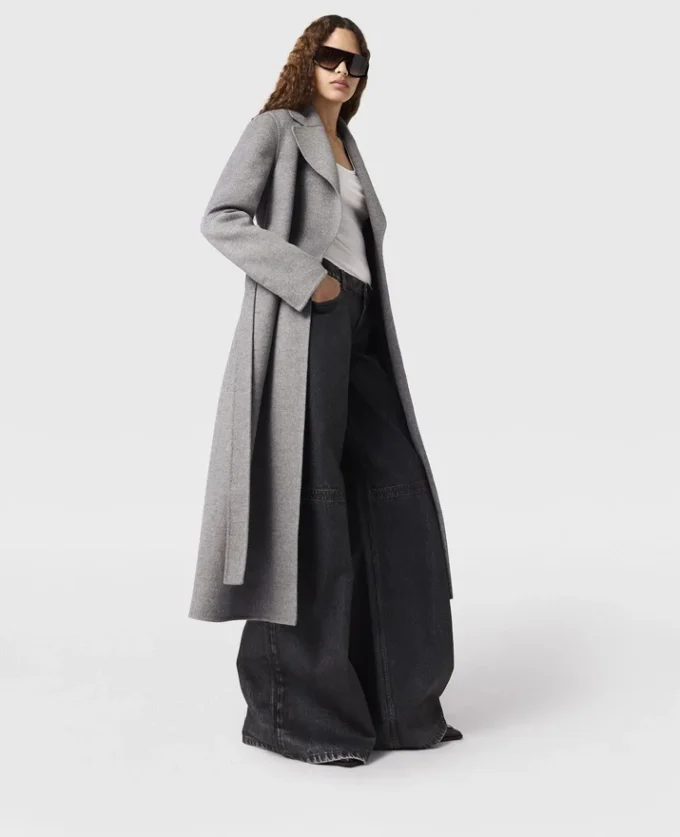 Manteau double face avec ceinture Manteau double face avec ceinture