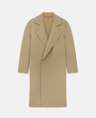 Manteau en laine à double boutonnage