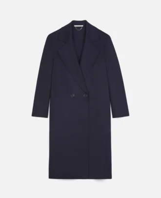 Manteau en laine à double boutonnage