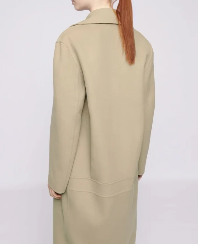 Manteau en laine à double boutonnage Manteau en laine à double boutonnage