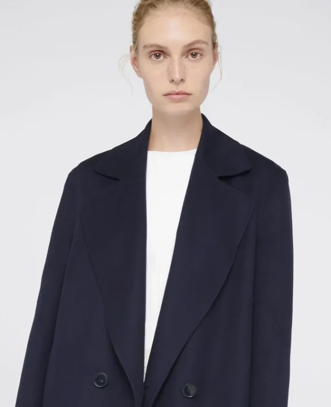 Manteau en laine à double boutonnage Manteau en laine à double boutonnage