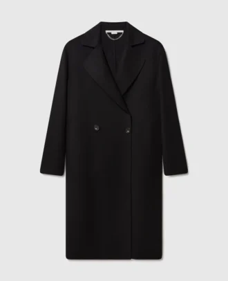 Manteau long à double boutonnage