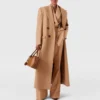 Manteau long à double boutonnage Manteau long à double boutonnage