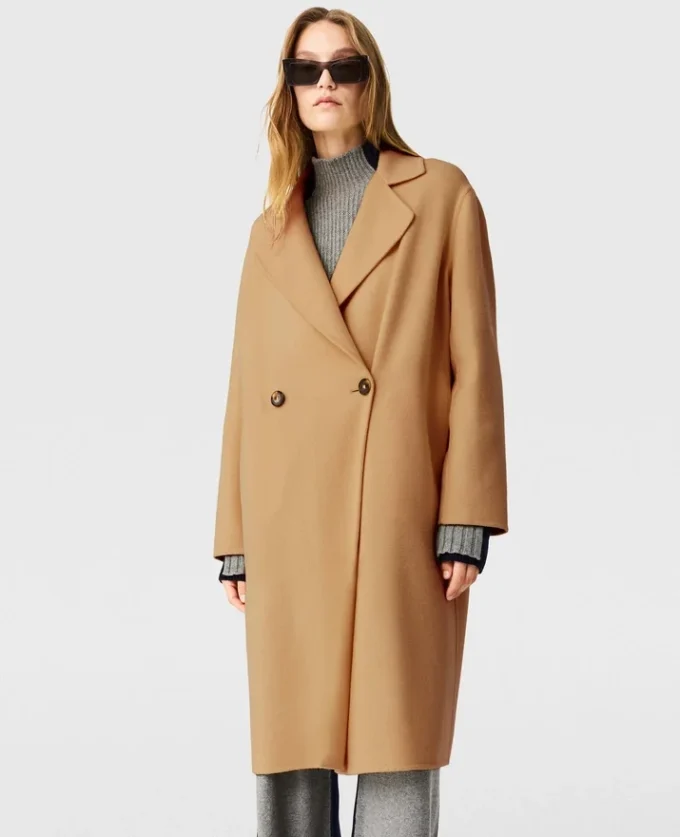 Manteau long à double boutonnage Manteau long à double boutonnage