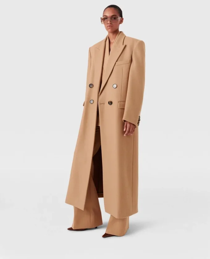 Manteau long à double boutonnage Manteau long à double boutonnage