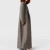 Manteau long en tweed à double boutonnage Manteau long en tweed à double boutonnage