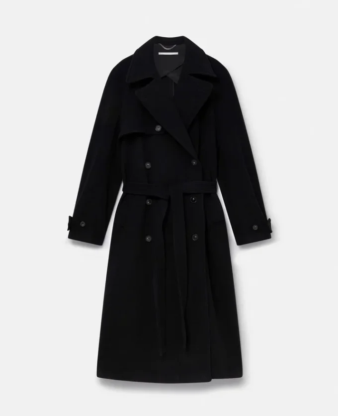 Manteau long à manches banane et ceinture Manteau long à manches banane et ceinture