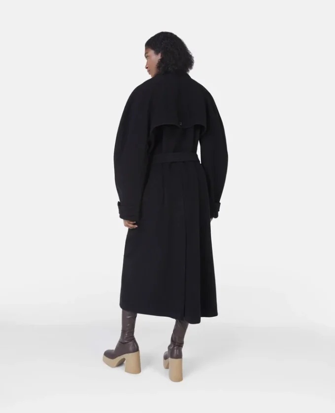 Manteau long à manches banane et ceinture Manteau long à manches banane et ceinture