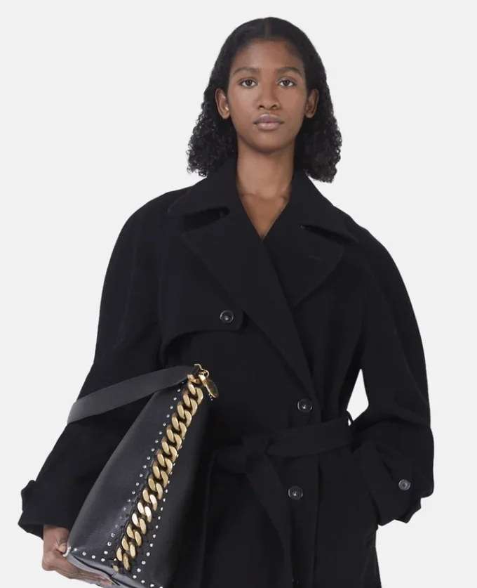 Manteau long à manches banane et ceinture Manteau long à manches banane et ceinture