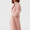 Manteau long oversize en peluche Manteau long oversize en peluche
