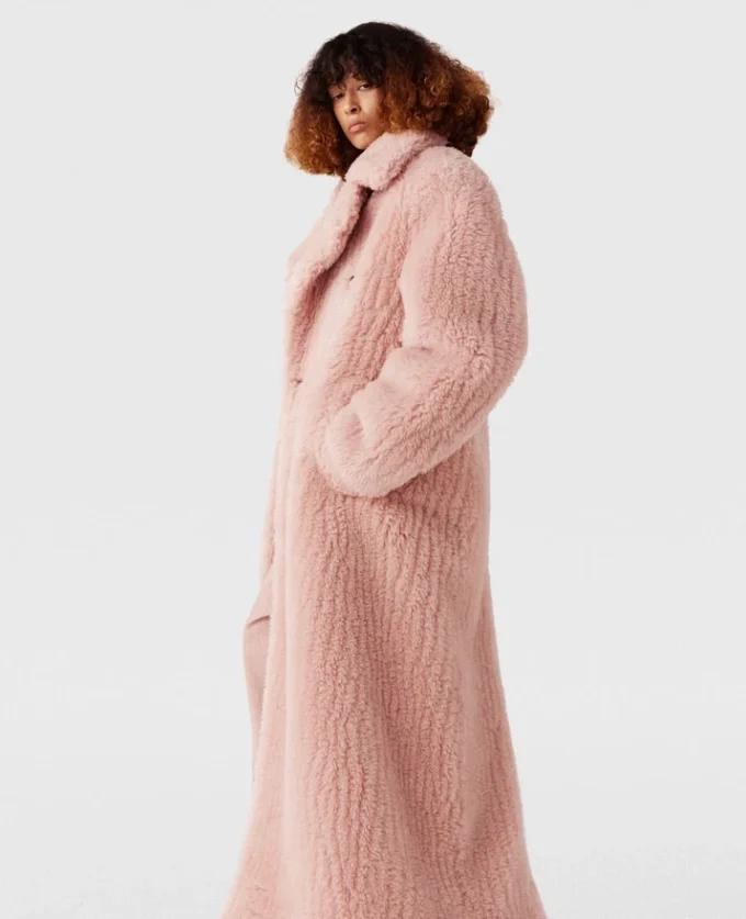 Manteau long oversize en peluche Manteau long oversize en peluche
