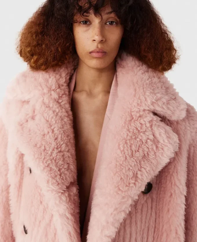 Manteau long oversize en peluche Manteau long oversize en peluche