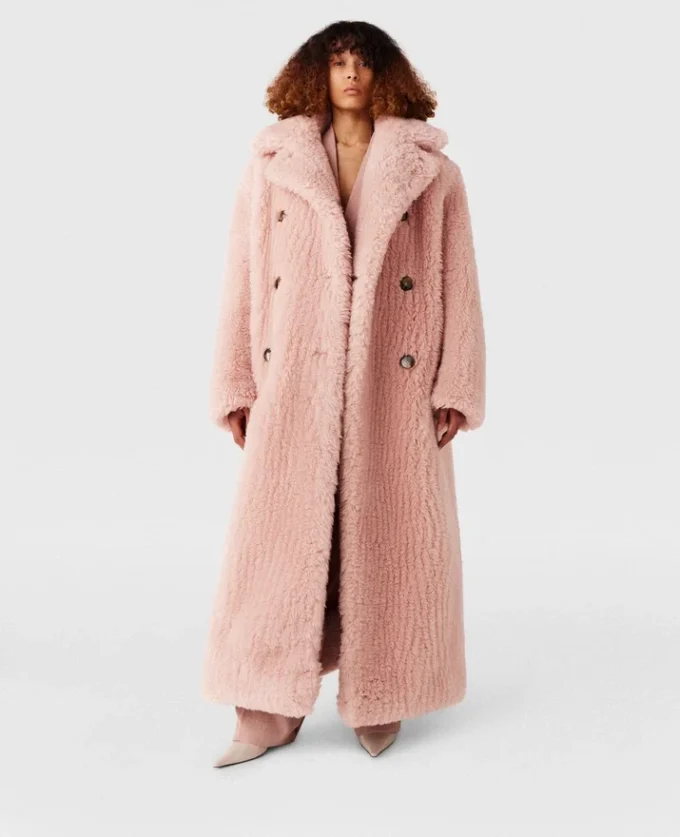 Manteau long oversize en peluche Manteau long oversize en peluche