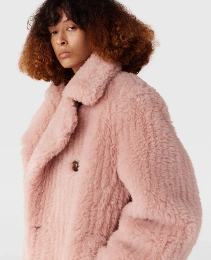 Manteau long oversize en peluche Manteau long oversize en peluche