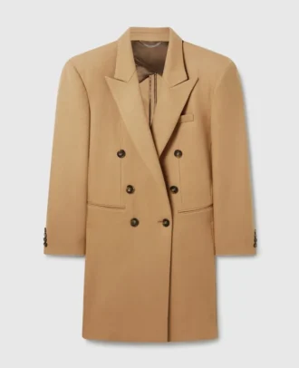 Manteau mi-long à double boutonnage