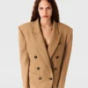 Manteau mi-long à double boutonnage Manteau mi-long à double boutonnage