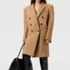 Manteau mi-long à double boutonnage Manteau mi-long à double boutonnage