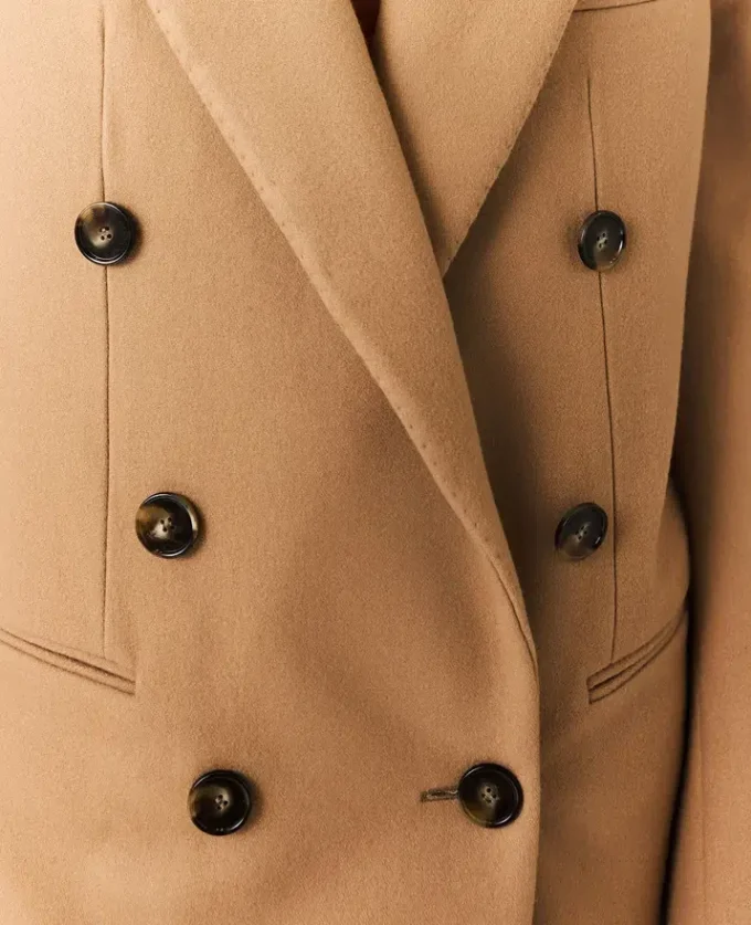 Manteau mi-long à double boutonnage Manteau mi-long à double boutonnage