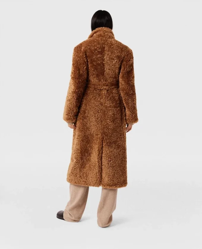 Manteau Teddy en peluche avec ceinture Manteau Teddy en peluche avec ceinture