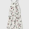 Mini-robe sans manches à imprimé cerises