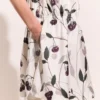 Mini-robe sans manches à imprimé cerises
