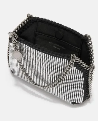 Mini sac à bandoulière Falabella Crystal