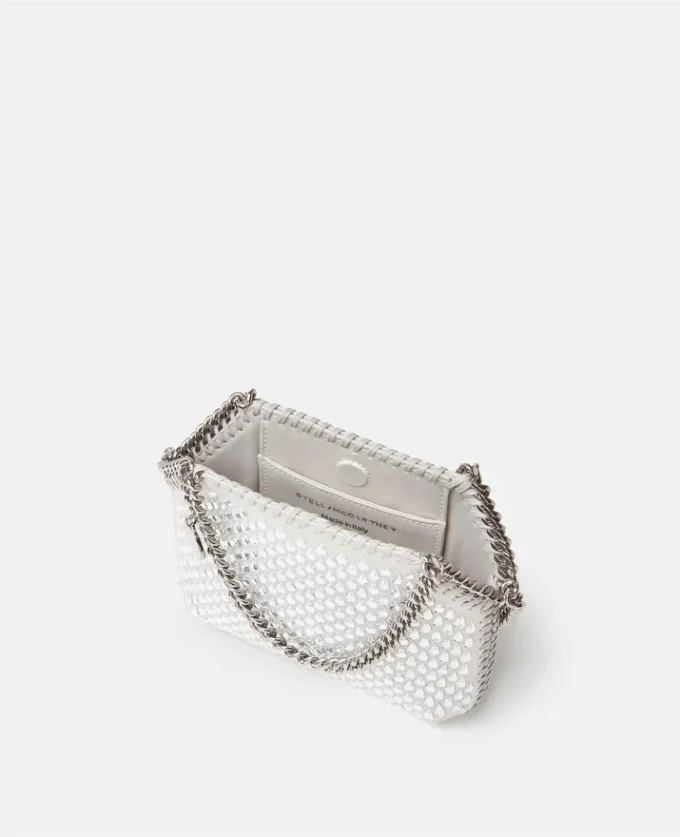 Mini sac cabas Falabella en maille cristal Mini sac cabas Falabella en maille cristal
