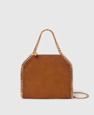 Mini sac fourre-tout Falabella en daim