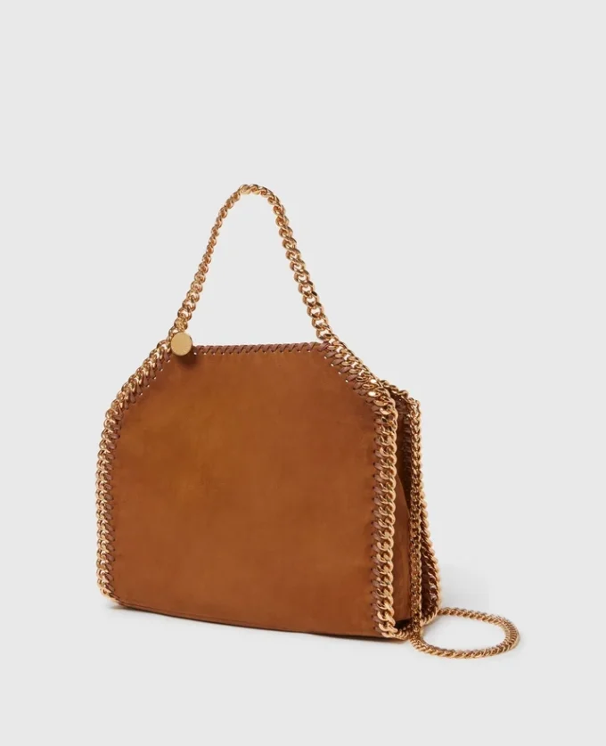 Mini sac fourre-tout Falabella en daim Mini sac fourre-tout Falabella en daim